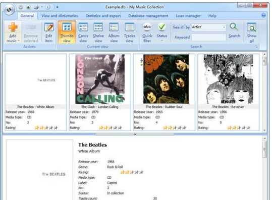 音乐收藏管理软件(My Music Collection)