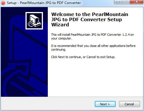 PearlMountain JPG to PDF Converter