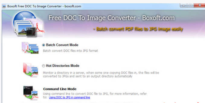 Boxoft Free DOC to Image Converter(文档转图像软件)
