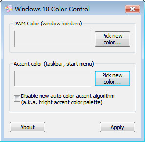 Windows 10 CWindows 10 Color Contrololor Control