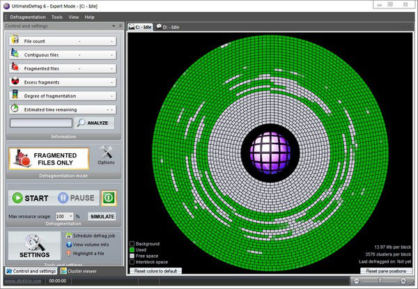 DiskTrix UltimateDefrag(磁盘整理器)