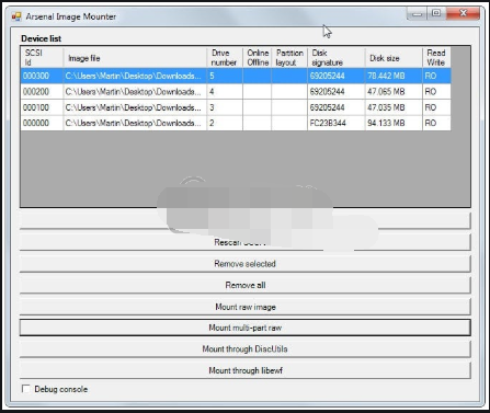 Arsenal Image Mounter Pro(磁盘挂载器)