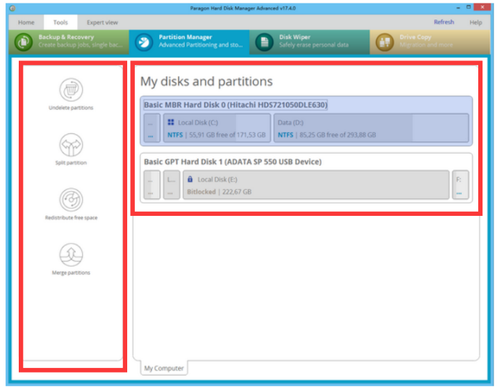 Paragon Hard Disk Manager Advanced