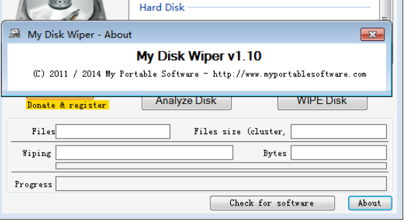 My Disk Wiper硬盘格式化软件