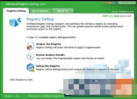 WinMend Registry Defrag