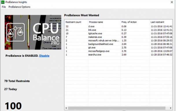 CPU Balance(CPU系统进程优化工具)