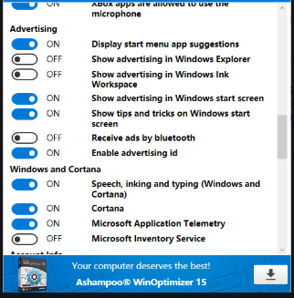Ashampoo AntiSpy for Windows 10