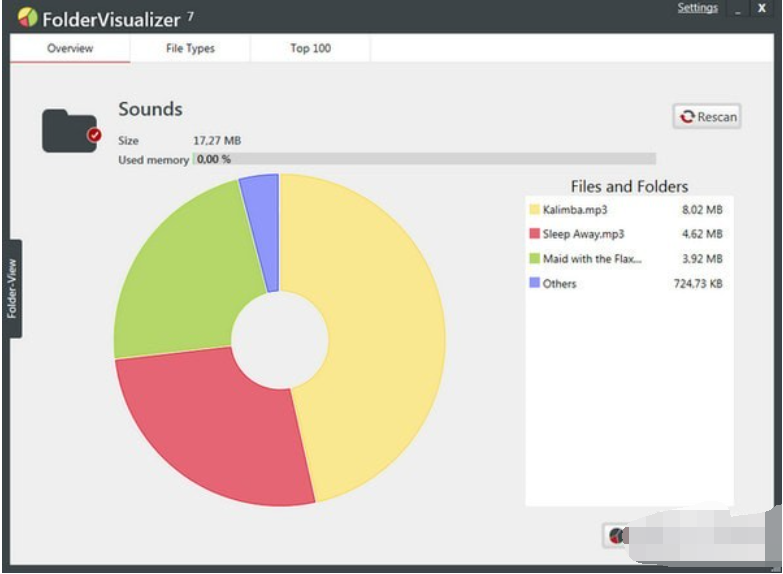 FolderVisualizer(硬盘空间分析工具)