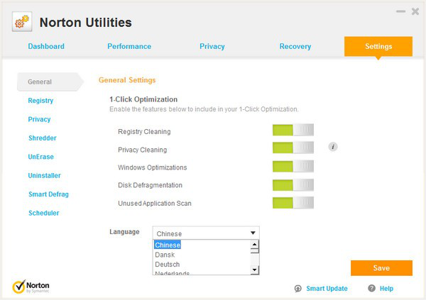 诺顿电脑优化大师(Norton Utilities)