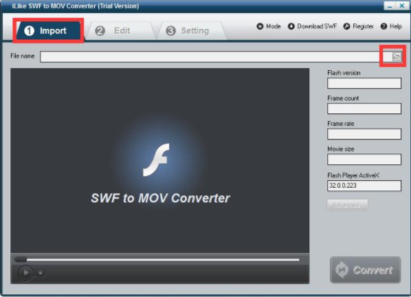 iLike SWF to MOV Converter