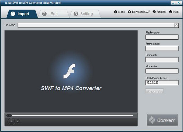 iLike SWF to MP4 Converter