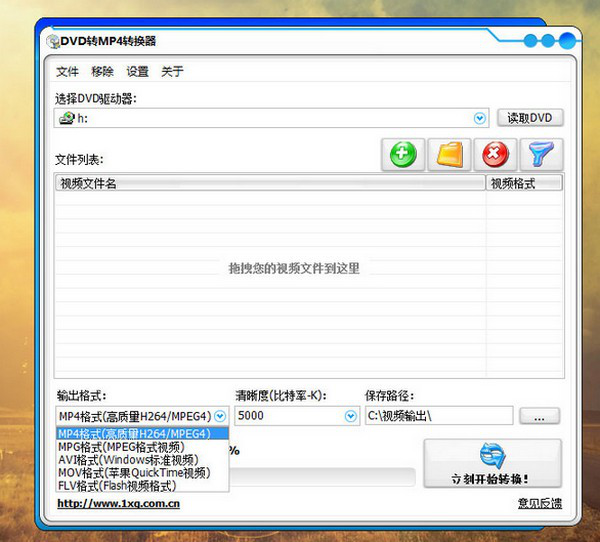 DVD转MP4转换器