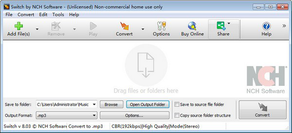 Switch Audio File Converter(音频转换软件)