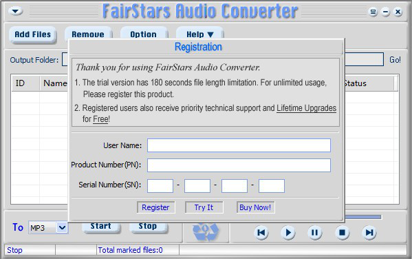 FairStars Audio Converter(转换音频文件)