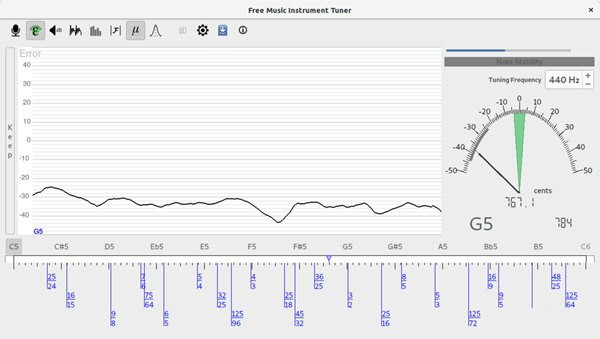 Free Music Instrument Tuner